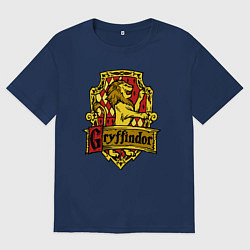 Мужская футболка оверсайз Hogwarts - gryffindor logo