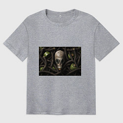 Футболка оверсайз мужская Авто рожденные в СССР, цвет: меланж