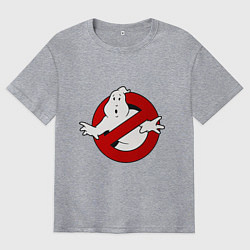 Мужская футболка оверсайз Ghostbusters - logo