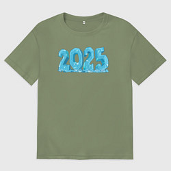 Мужская футболка оверсайз Ice 2025