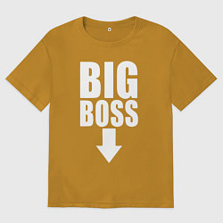 Мужская футболка оверсайз Big boss arrow
