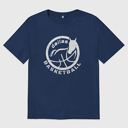 Мужская футболка оверсайз Dallas Mavericks team