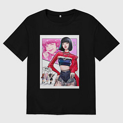 Мужская футболка оверсайз Blackpink - Lisa