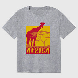 Мужская футболка оверсайз Природа Африки