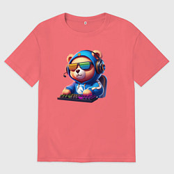 Мужская футболка оверсайз Bear cub is a player of Team Liquid - esports