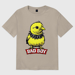Мужская футболка оверсайз Bad boy chicken
