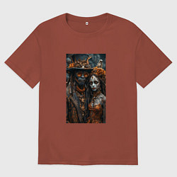 Мужская футболка оверсайз Voodoo people