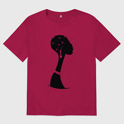 Мужская футболка оверсайз Woman Africa