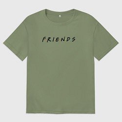 Мужская футболка оверсайз Friends
