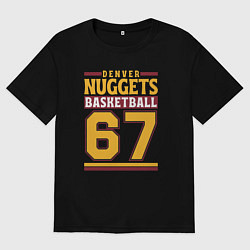 Мужская футболка оверсайз Nuggets 67