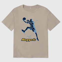 Мужская футболка оверсайз Nuggets baller