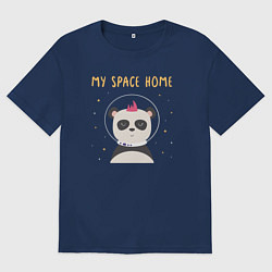 Мужская футболка оверсайз Мой космический дом