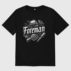 Мужская футболка оверсайз Прораб орнамент