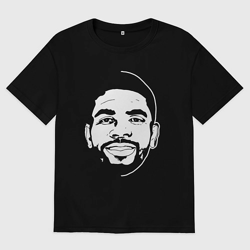 Мужская футболка оверсайз Kyrie Irving / Черный – фото 1