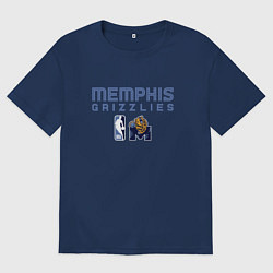 Мужская футболка оверсайз Memphis Grizzlies - basketball NBA