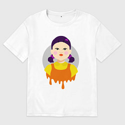 Мужская футболка оверсайз Кукла убийца