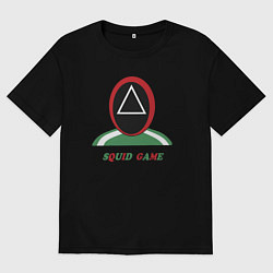 Футболка оверсайз мужская Squid game lad, цвет: черный
