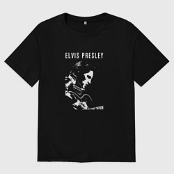 Мужская футболка оверсайз Элвис Пресли рок легенда