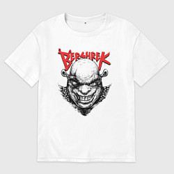 Мужская футболка оверсайз Берсерк Шрек