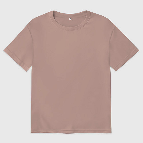 Мужская футболка оверсайз Таксистские войска / Пыльно-розовый – фото 1