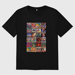 Мужская футболка оверсайз Сектор Газа - обложки