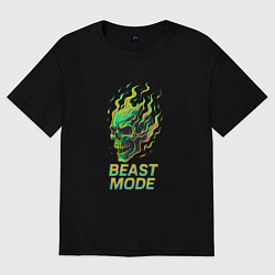 Мужская футболка оверсайз Режим зверя