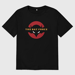 Мужская футболка оверсайз The bat force
