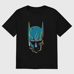 Мужская футболка оверсайз Bat mask