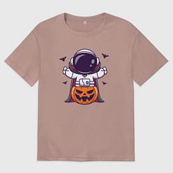 Мужская футболка оверсайз Spaceman halloween