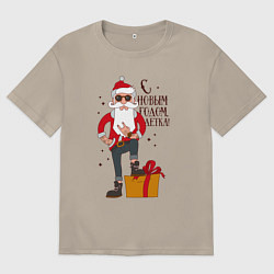 Мужская футболка оверсайз С Новым годом, детка