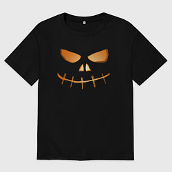 Мужская футболка оверсайз Evil smile