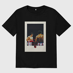 Мужская футболка оверсайз Рокки