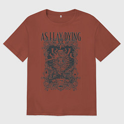Мужская футболка оверсайз As I Lay Dying