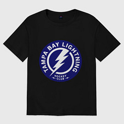 Футболка оверсайз мужская HC Tampa Bay Lightning, цвет: черный
