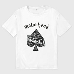 Мужская футболка оверсайз Motorhead: Ace of spades