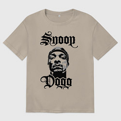 Мужская футболка оверсайз Snoop Dogg Face