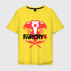 Футболка оверсайз мужская Far Cry 4, цвет: желтый