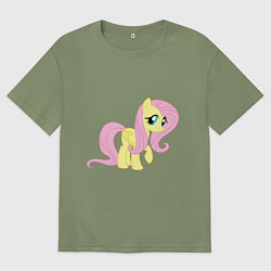 Мужская футболка оверсайз Пони пегас Флаттершай