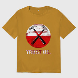 Мужская футболка оверсайз Pink Floyd: Trust us