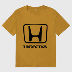 Мужская футболка оверсайз Honda logo