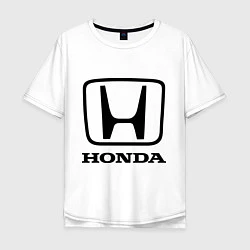 Футболка оверсайз мужская Honda logo, цвет: белый