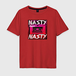 Футболка оверсайз мужская The Prodigy: Nasty, цвет: красный