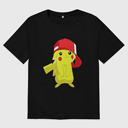 Мужская футболка оверсайз Пикачу