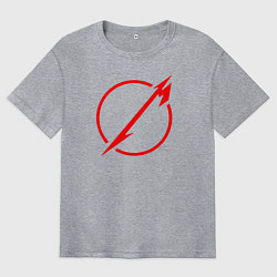 Мужская футболка оверсайз Metallica: Through The Never