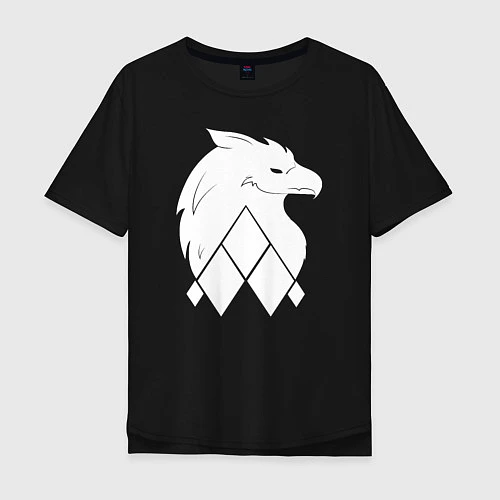 Мужская футболка оверсайз Griffin Geometry / Черный – фото 1