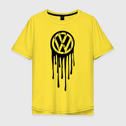 Футболка оверсайз мужская Volkswagen, цвет: желтый
