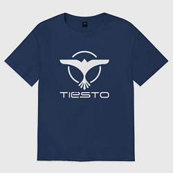 Футболка оверсайз мужская Tiesto, цвет: тёмно-синий