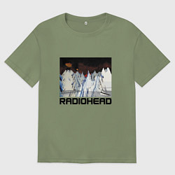 Мужская футболка оверсайз Radiohead Winter