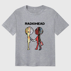 Мужская футболка оверсайз Radiohead Peoples