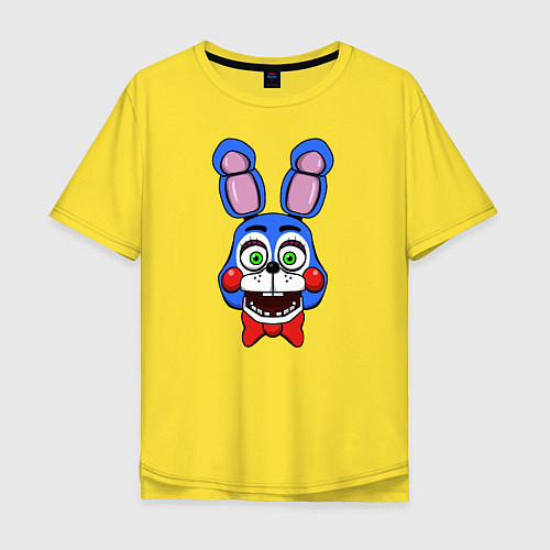 Мужская футболка оверсайз Toy Bonnie FNAF / Желтый – фото 1